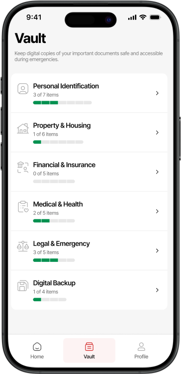 FireSign Vault App Interface